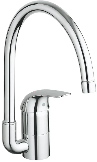Grohe Euroeco virtuvinis maišytuvas su aukštu snapeliu.chromas