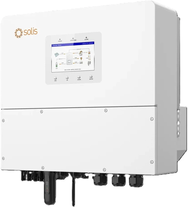 Hibridinis inverteris Solis S6-EH3P20K-H 20 kW trifazis, 4 MPP, DC, HV baterijoms