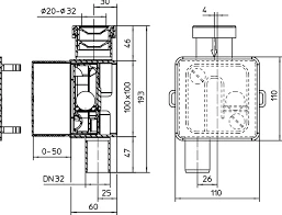 Hl Hutterer Lechner Sifonas potinkinis kondensato surinkimui DN32 (HL138)
