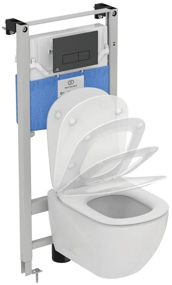 WC klavišas Ideal Standard ProSys, Mechaninis, Oleas M2, Silk Juodas juodas matinis