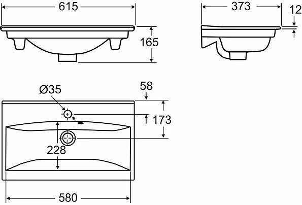 Praustuvas Ifö Sense 15502 61