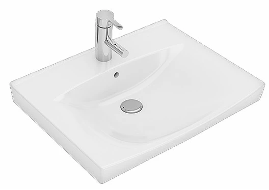 IFO Praustuvas Inspira 60 cm, baltas su anga maišytuvui