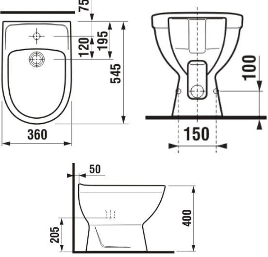 Jika Laufen LYRA PLUS bide pastatoma