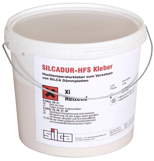 Klijai termoizoliacinėms plokštėms 6,5kg (SILCADUR-HFS Kleber). Atsparūs 950'