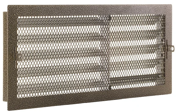 Metiksa Grotelės G10ŽT 400x180 žalvaris