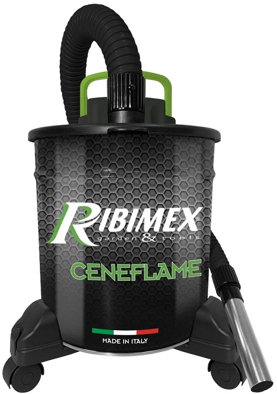 Pelenų siurblys Ribimex Ceneflame, su ratukais 1200W, 18L talpa