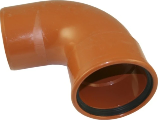 Pipelife Lauko kanaliz. PVC alkūnė 110/87°