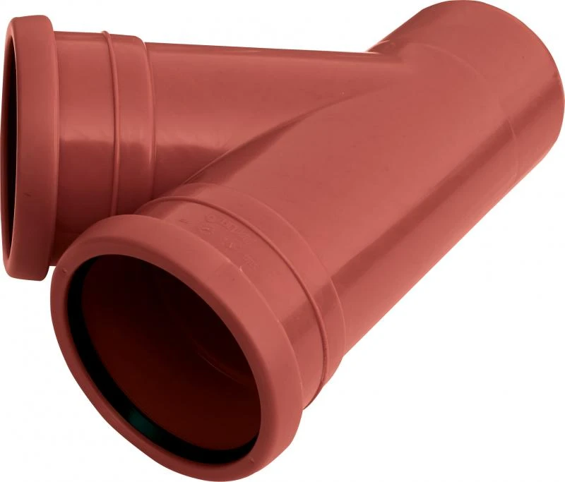 PVC lauko kanalizacijos trišakis PIPELIFE DN160 x 160 x 45°