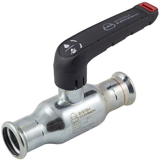 Plieninis pres. rutulinis ventilis KAN-therm - 28