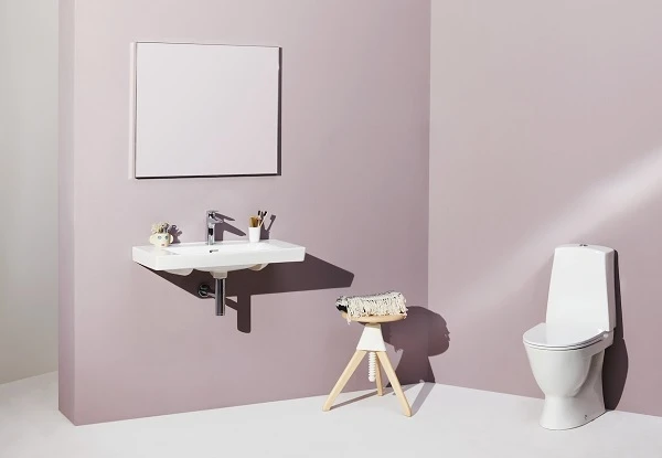 Laufen Pro Nordics baldinis praustuvas, 80 x 42, baltas, su skyle maišytuvui