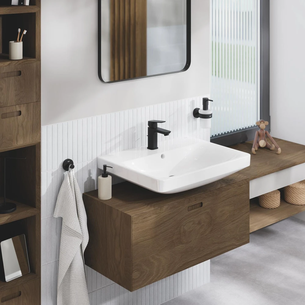 Grohe Cubeo M praustuvo maišytuvas, matinis juodas