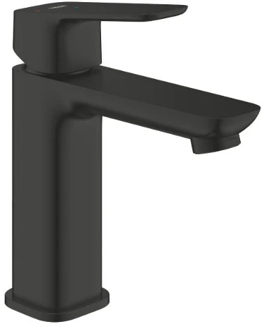 Praustuvo maišytuvas Grohe Cubeo ES, 1/2", M dydžio, su PushOp d.v.matinė juoda sp.