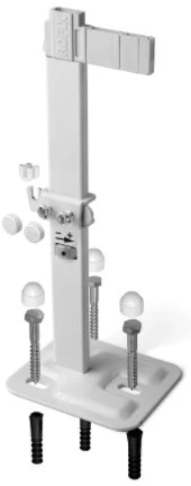 Radiatorių tvirtinimas Rofix UNISTAND MINI, tinka H300-400 rad.(40000766) (dėžėje 2vnt)