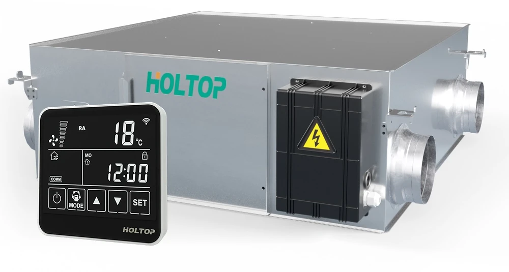 Rekuperatorius Holtop CFA 250C 250m3/h su liečiamu pulteliu