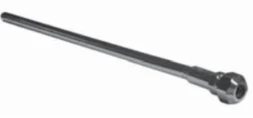 RINALDI Chromuotas vamzdelis 10x300, su veržle DN10