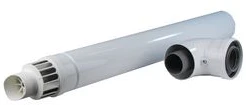Sime koaksialinio dūmtraukio komplektas, 0,944mm, d=60/100