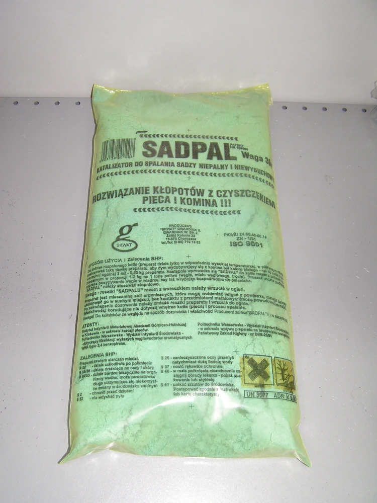 Milteliai kamino valymui SADPAL, 1kg