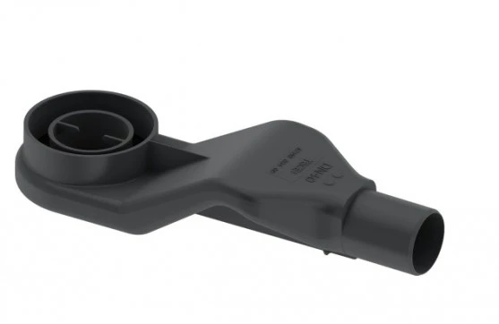 TECEdrainline ypač plokščias sifonas, DN 40 horizontalus, montavimo H 68,5mm, pralaidumas 0,5l/s