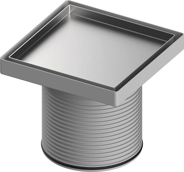 TECEdrainpoint S viršutinė trapo dalis, 150 mm, su grotelėmis įkijuojamai plytelei