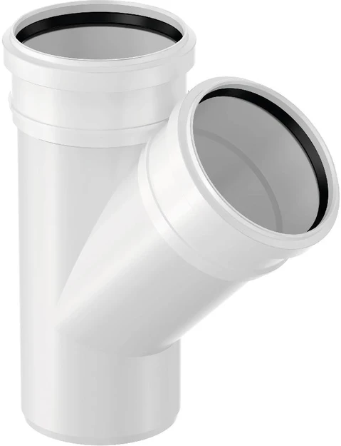 Uponor Decibel trišakis 50/50 45°