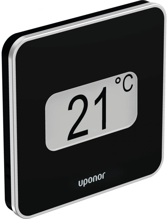 Šildomų grindų automatika Uponor Smatrix Pulse, Termostatas D+RH Style T-169 juodas