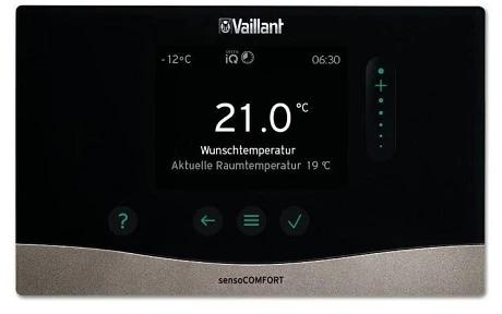 Vaillant temperatūros valdiklis multiMATIC VRC 720/2 (juodas)