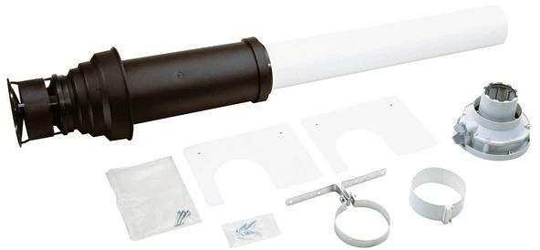 Vaillant vertikalus dūmtraukis d80/125 mm