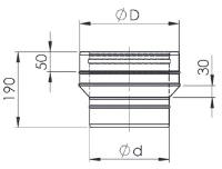 Vilpros Pramone DW antgalis apat. HeatUp NPNP d.180/230 (BL) (H221 1 3102 0180 000)