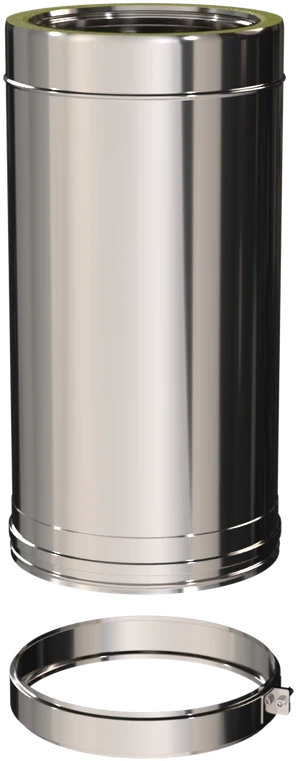 Vilpros Pramone DW dūmtraukio segm. HeatUp NPNP d.130/180, L-0.5m