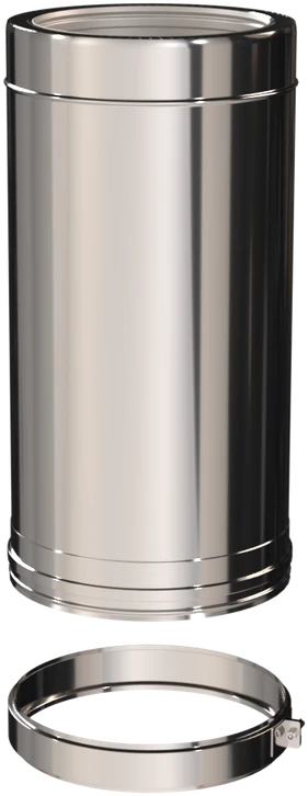Vilpros Pramone DW dūmtraukio segm. NPNP d.180/230, L-0.5m