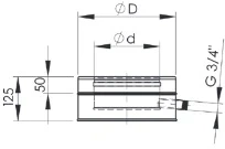Vilpros Pramone DW kond. rinktuvas šon. HeatUp NPNP d.150/200 (BL) (H221 1 3105 0150 000)