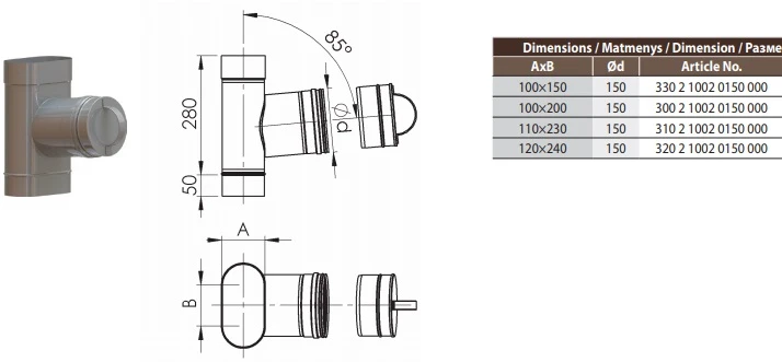 Vilpros Pramone SWO pravala su akle NP d.150/100x200 (300 2 1002 0150 000)