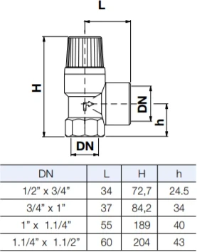 Watts Industries Apsauginis vožtuvas1/2" 1.5bar (10004636)
