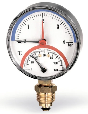 „Watts Industries“ termomanometras 4b TMAX4 1/2" (10009464)