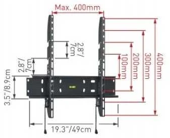 TV laikiklis BARKAN E30.B 56&34