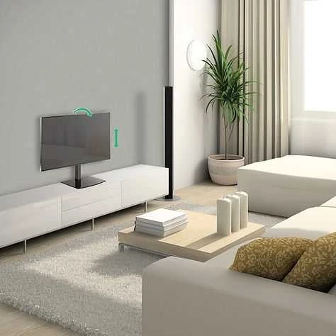 Laikiklis Barkan Floor stendas, Full motion, 29-58", Juodas