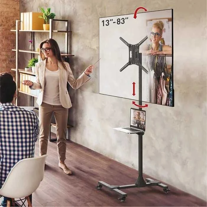 Laikiklis BARKAN SW411H 13"-83" TV, pakreipiamas, su lentyna