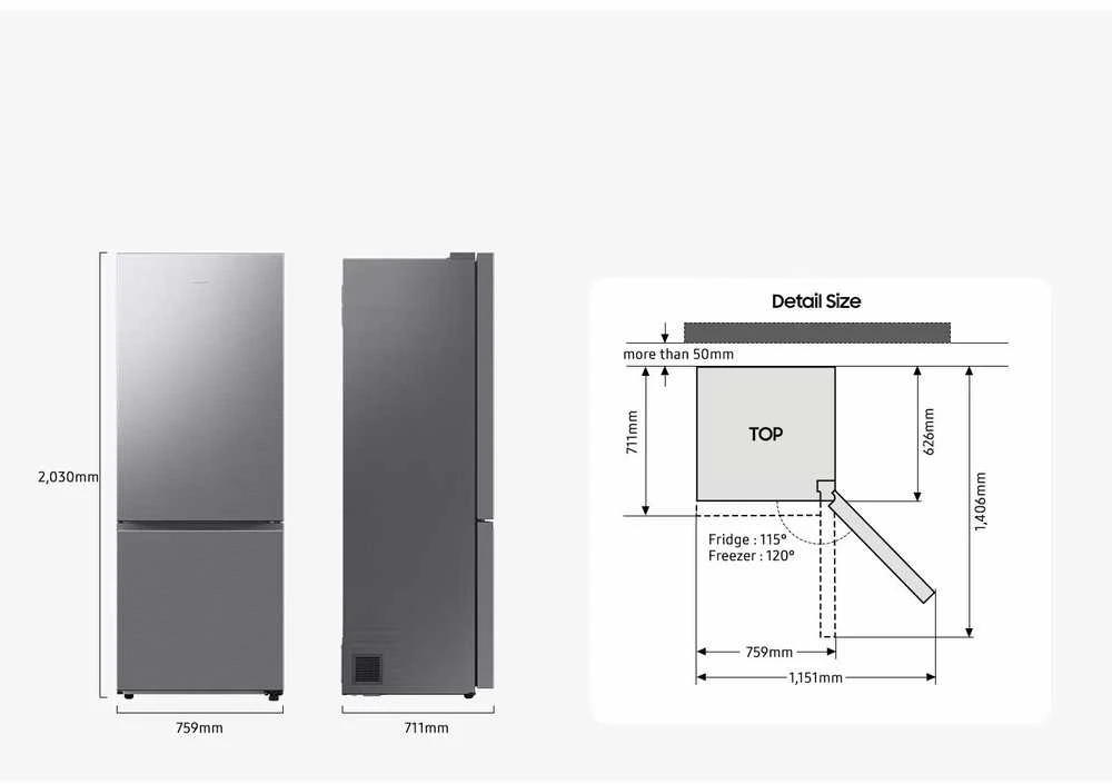Šaldytuvas Samsung RB53DG706CB1EO