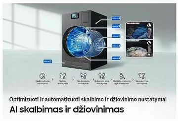 Skalbimo mašina Samsung WD18DB8995BZT2