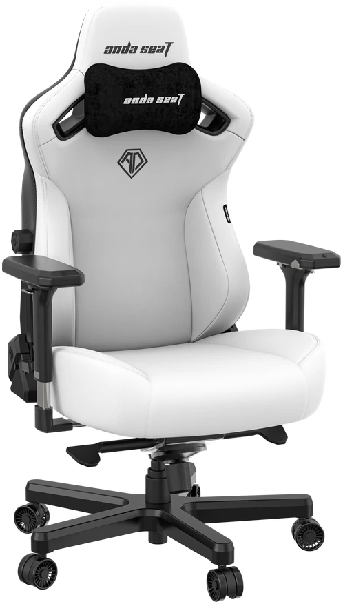Žaidimų kėdė AndaSeat Kaiser 3 XL, Balta, PVC oda