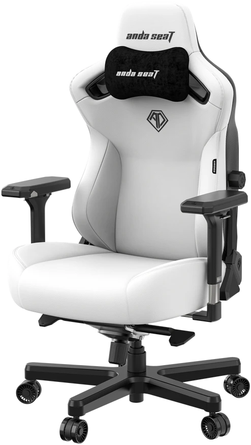 Žaidimų kėdė AndaSeat Kaiser 3 XL, Balta, PVC oda