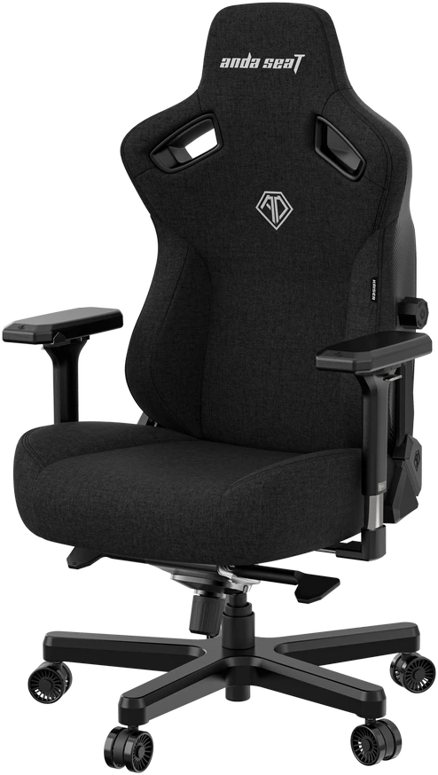 Žaidimų kėdė AndaSeat Kaiser 3 XL, Juoda, medžiaginė