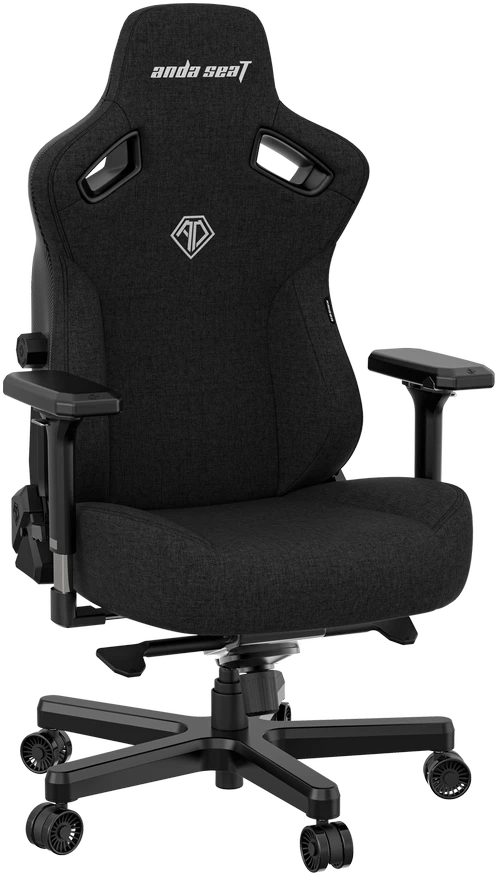 Žaidimų kėdė AndaSeat Kaiser 3 XL, Juoda, medžiaginė