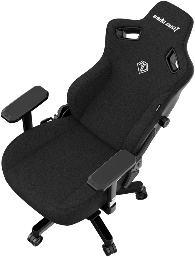 Žaidimų kėdė AndaSeat Kaiser 3 XL, Juoda, medžiaginė