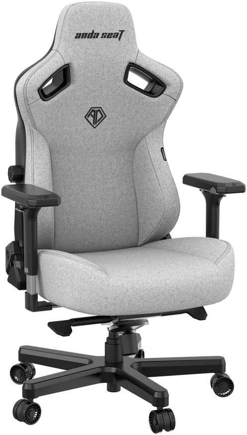 Žaidimų kėdė AndaSeat Kaiser 3 XL, Pilka, medžiaginė