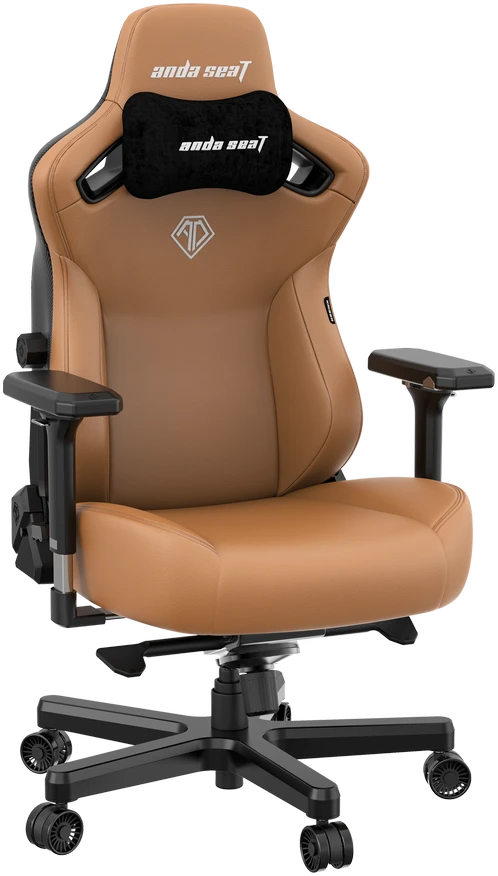 Žaidimų kėdė AndaSeat Kaiser 3 XL, Ruda, PVC oda