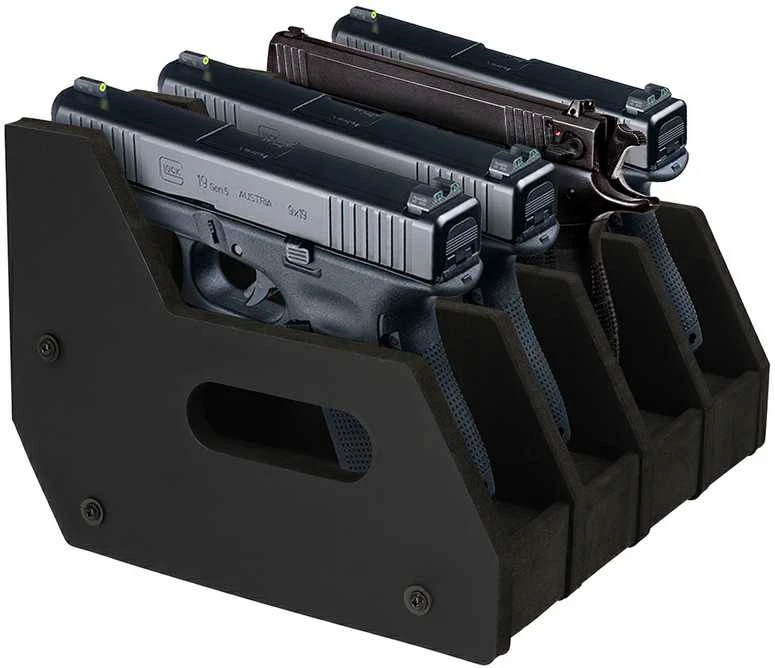 BRIHARD ADVANCED 4-GUNS FOAM HOLDER PISTOLETŲ STOVAS
