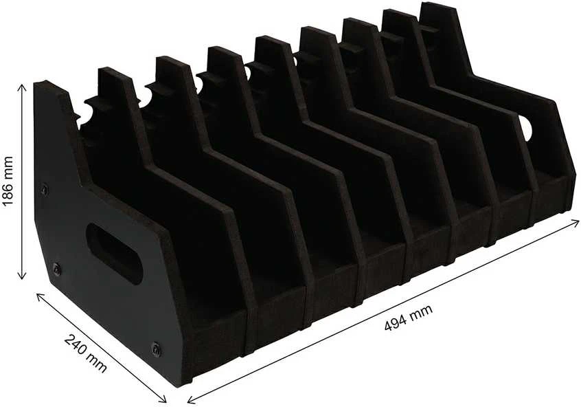 BRIHARD ADVANCED 8-GUNS FOAM HOLDER PISTOLETŲ STOVAS