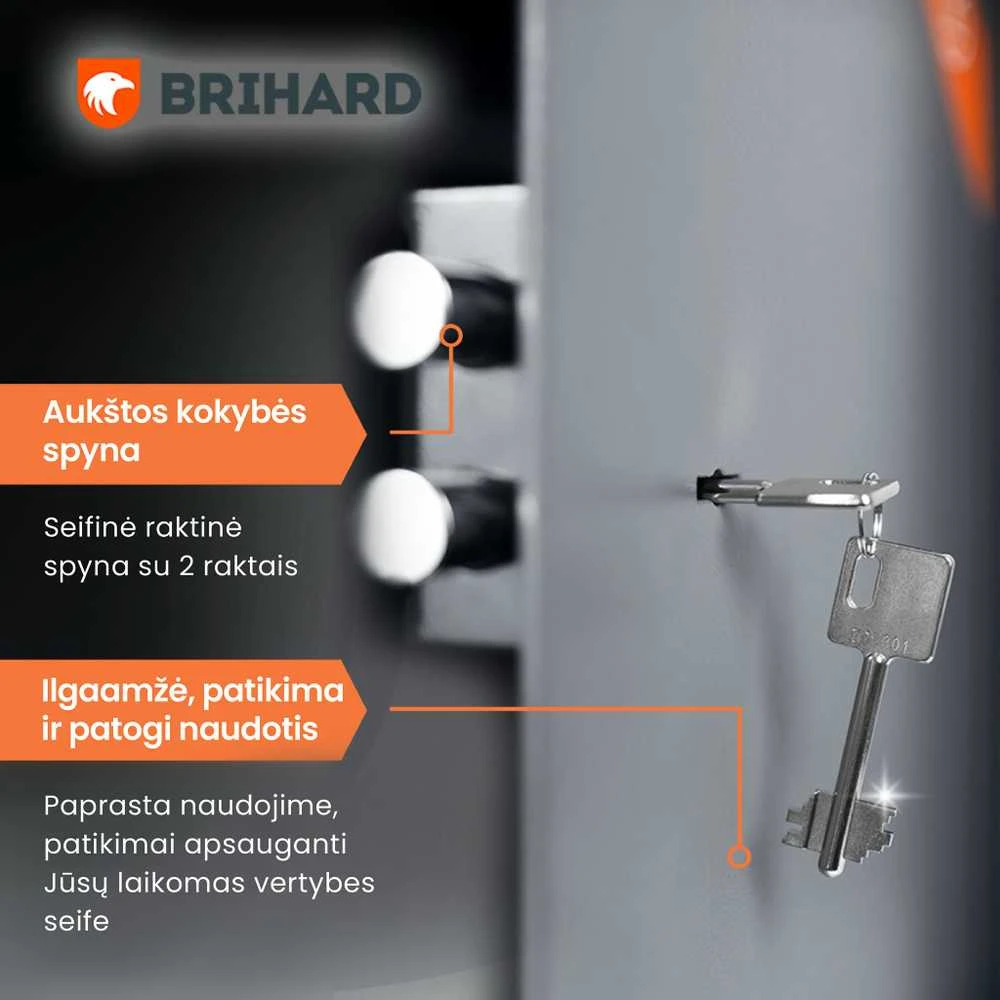 Brihard Business K Black Pearl Baldinis seifas