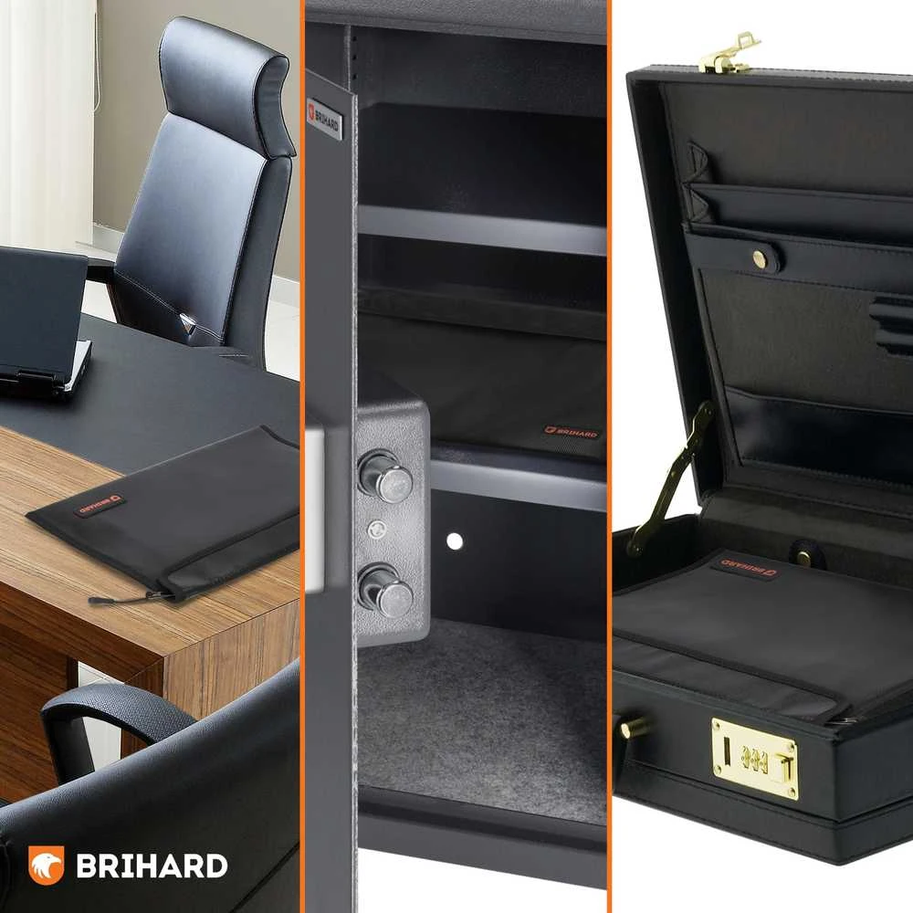 BRIHARD FIRE PROOF DOCUMENTS BAG